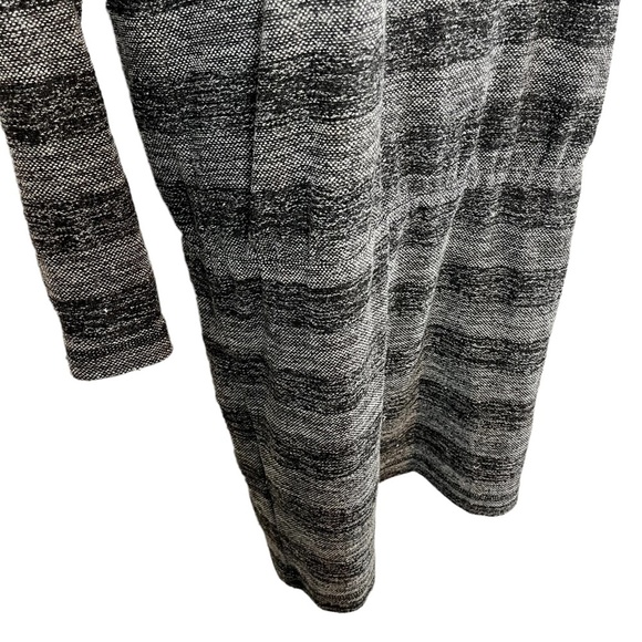 LOU & GRAY Wide Horizontal Stripe Knit Casual Long Sleeve Knee Length Dress sz M - Picture 7 of 16
